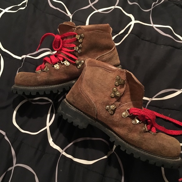 danner red laces